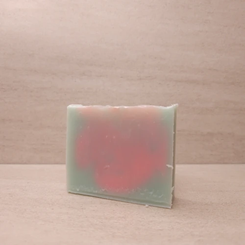 peppermint scented hand made soap (front)